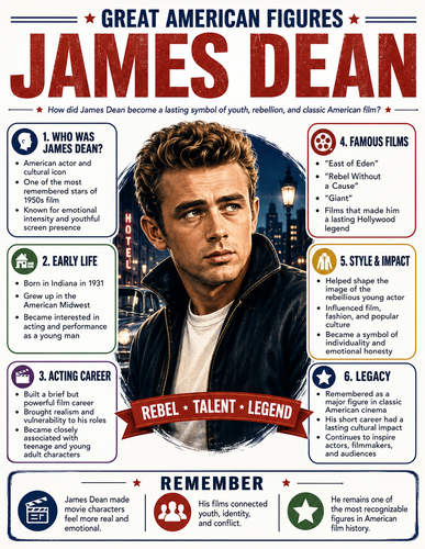 James Dean I Infographic