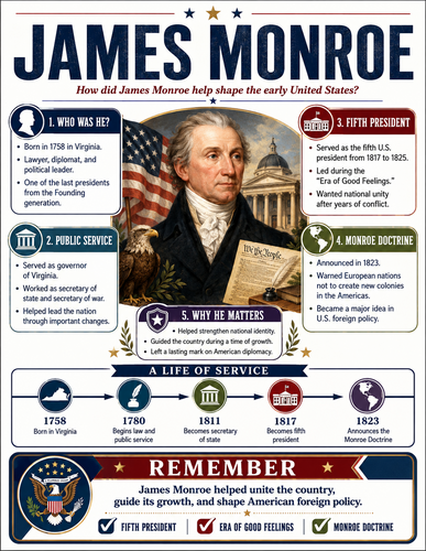 James Monroe I Infographic
