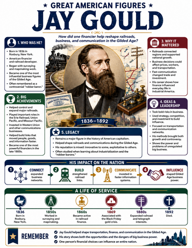 Jay Gould I Infographic