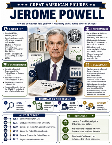 Jerome Powell I Infographic
