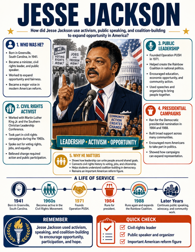 Jesse Jackson I Infographic