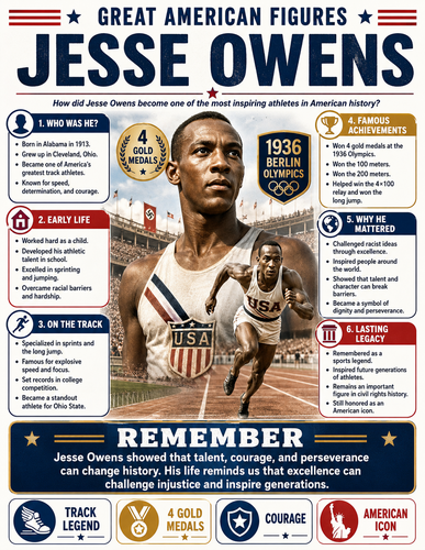 Jesse Owens I Infographic