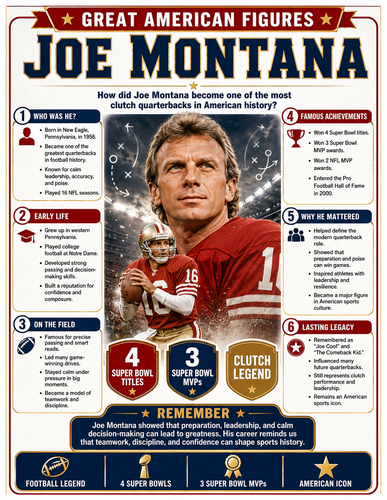 Joe Montana I Infographic