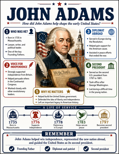 John Adams I Infographic
