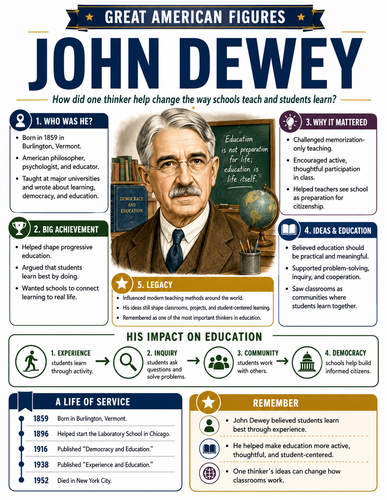 John Dewey I Infographic