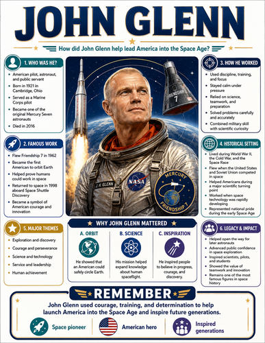 John Glenn I Infographic