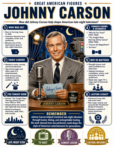 Johnny Carson I Infographic