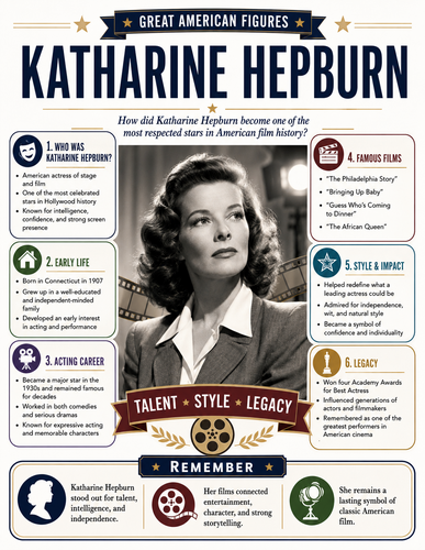 Katharine Hepburn I Infographic