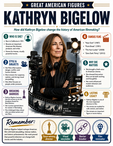 Kathryn Bigelow I Infographic