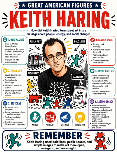 Keith Haring I Infographic