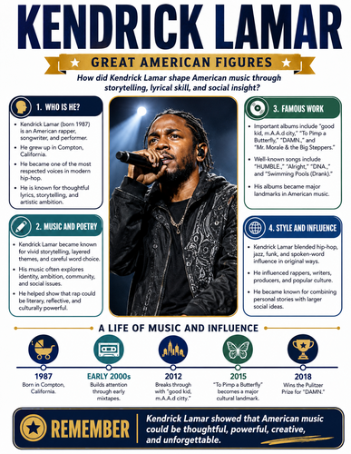 Kendrick Lamar I Infographic