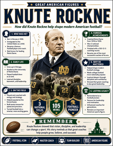 Knute Rockne I Infographic