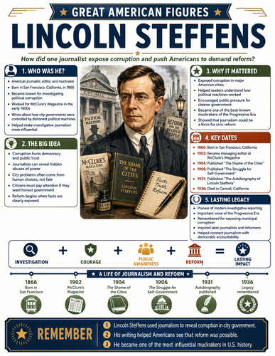 Lincoln Steffens I Infographic