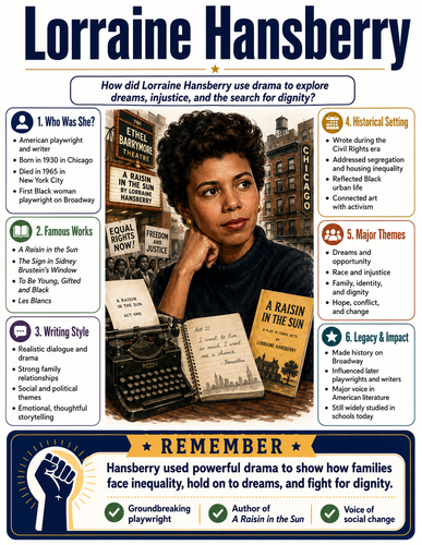 Lorraine Hansberry I Infographic