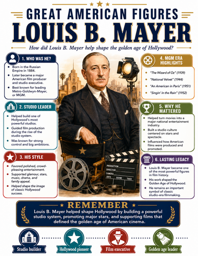 Louis B. Mayer I Infographic