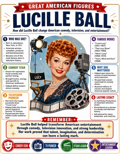 Lucille Ball I Infographic