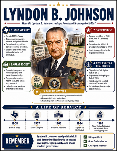 Lyndon B. Johnson I Infographic