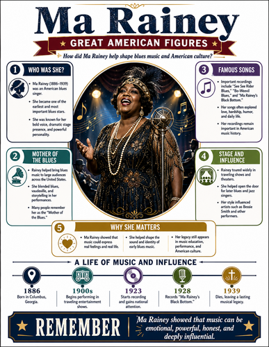 Ma Rainey I Infographic