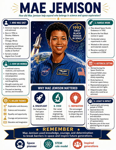 Mae Jemison I Infographic