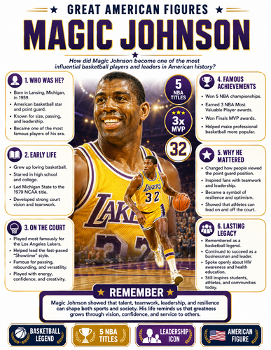 Magic Johnson I Infographic