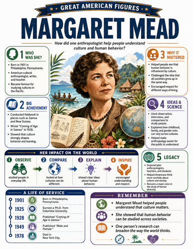 Margaret Mead I Infographic