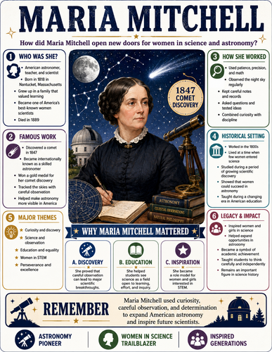 Maria Mitchell I Infographic