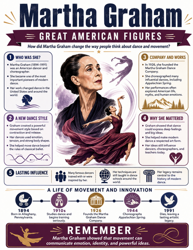 Martha Graham I Infographic