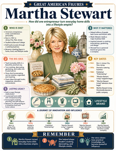 Martha Stewart I Infographic