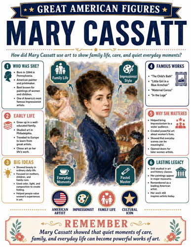 Mary Cassatt I Infographic