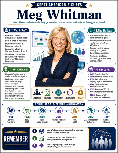Meg Whitman I Infographic