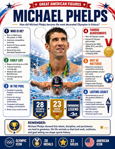 Michael Phelps I Infographic
