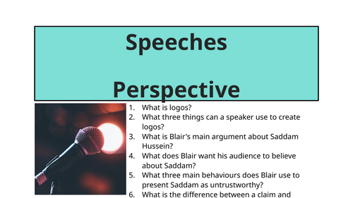 Speeches - Perspective: Winston Churchill "Blood, Toil, Tears and Sweat"