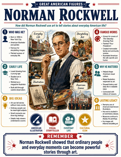 Norman Rockwell I Infographic