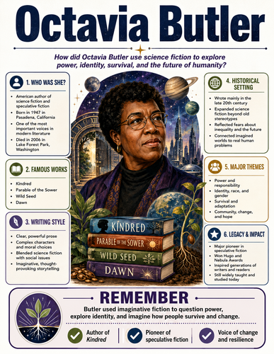 Octavia Butler I Infographic