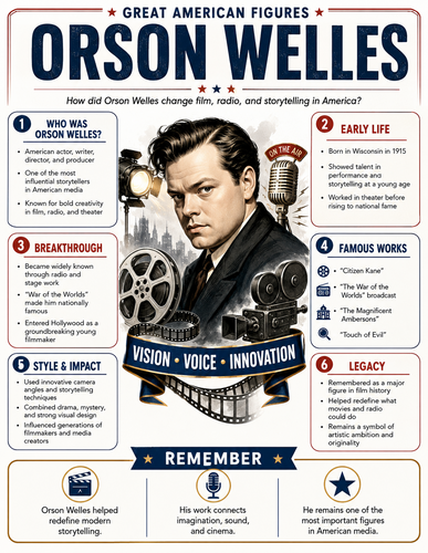 Orson Welles I Infographic