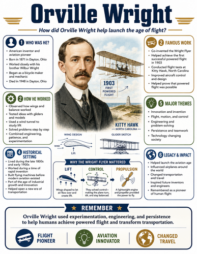 Orville Wright I Infographic