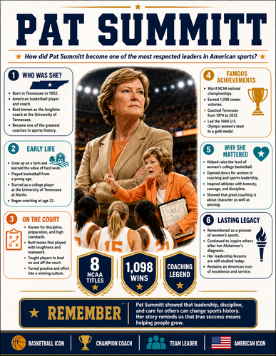 Pat Summitt I Infographic