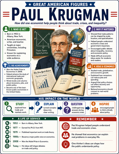 Paul Krugman I Infographic
