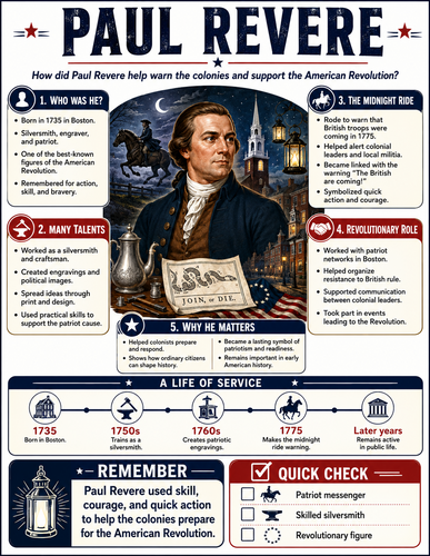 Paul Revere I Infographic