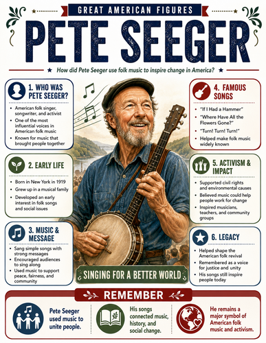 Pete Seeger I Infographic