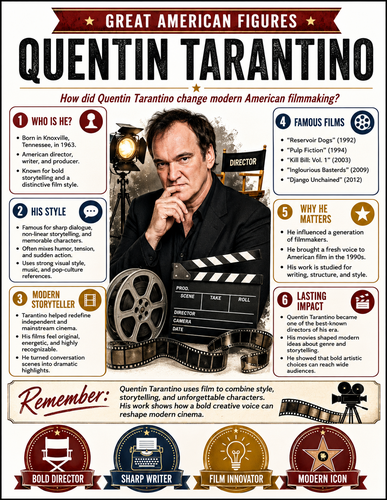 Quentin Tarantino I Infographic