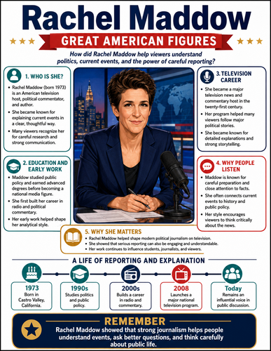 Rachel Maddow I Infographic