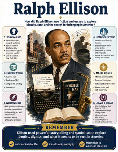 Ralph Ellison I Infographic