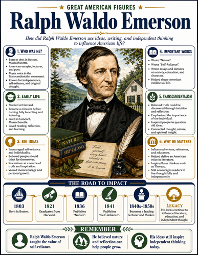 Ralph Waldo Emerson I Infographic