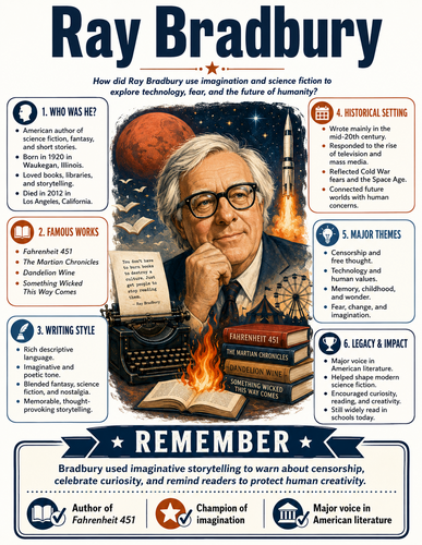 Ray Bradbury I Infographic