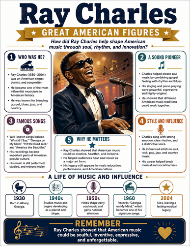 Ray Charles I Infographic