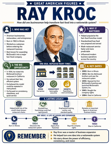 Ray Kroc I Infographic
