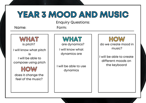 KS 2 Mood and Music Workbook