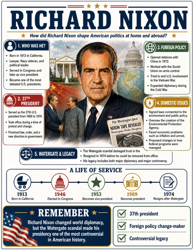 Richard Nixon I Infographic