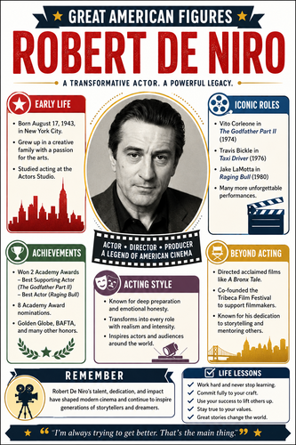 Robert de Niro I Infographic